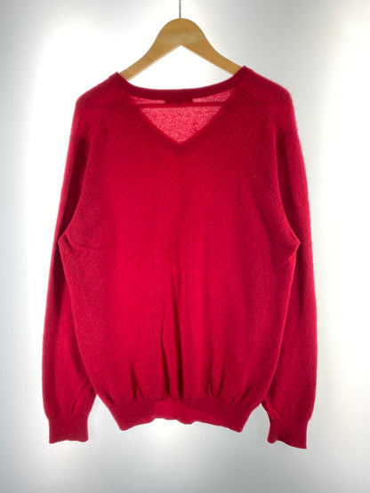 【中古品】【メンズ】 DURR デュル LS Vネック カシミヤニット トップス 146-250727-ks-11-min サイズ：L カラー：レッド 万代Net店