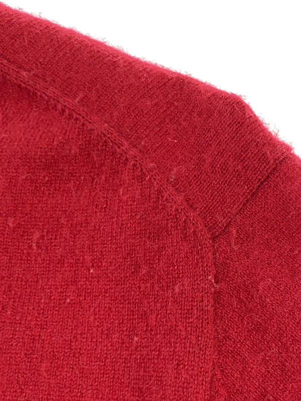 【中古品】【メンズ】 DURR デュル LS Vネック カシミヤニット トップス 146-250727-ks-11-min サイズ：L カラー：レッド 万代Net店