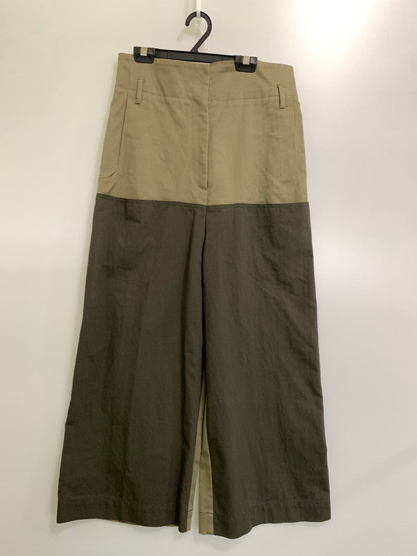 【中古品】【レディース】 MAX MARA マックスマーラ ブルガリア製 コットンパンツ ボトムス 171-250731-AS-55-min サイズ：40 カラー：カーキ 万代Net店