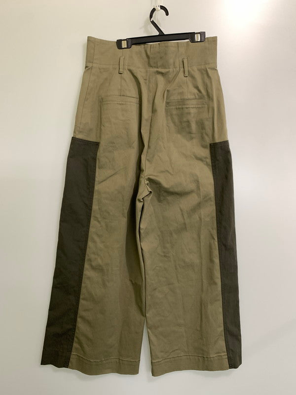 【中古品】【レディース】 MAX MARA マックスマーラ ブルガリア製 コットンパンツ ボトムス 171-250731-AS-55-min サイズ：40 カラー：カーキ 万代Net店