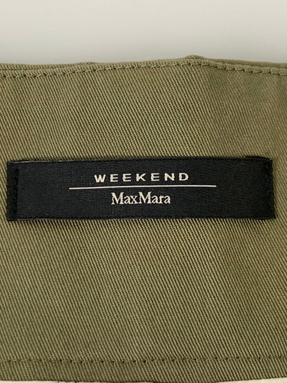 【中古品】【レディース】 MAX MARA マックスマーラ ブルガリア製 コットンパンツ ボトムス 171-250731-AS-55-min サイズ：40 カラー：カーキ 万代Net店