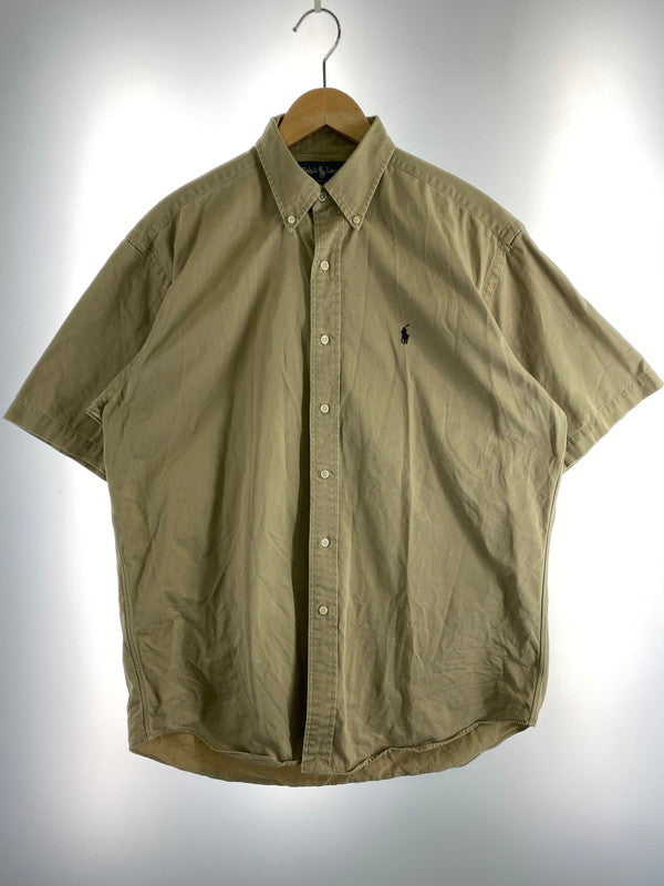 【中古品】【メンズ】 RALPH LAUREN ラルフローレン BLAKE S S SHIRT ショートスリーブ 146-250726-AS-24-min サイズ：M カラー：ベージュ 万代Net店