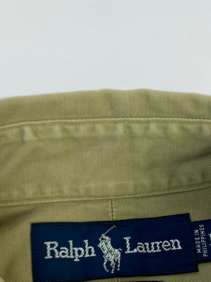 【中古品】【メンズ】 RALPH LAUREN ラルフローレン BLAKE S S SHIRT ショートスリーブ 146-250726-AS-24-min サイズ：M カラー：ベージュ 万代Net店