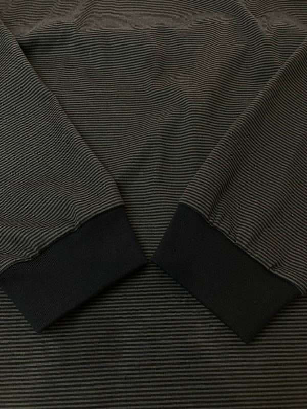 【中古品】【メンズ】 GRAPHPAPER グラフペーパー GU231-70322B 23SS NARROW BORDER L S TEE Ｔシャツ トップス 140-250721-ks-08-min サイズ：1 カラー：ネイビー 万代Net店