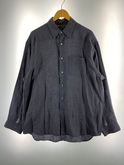 【中古品】【メンズ】 Banana Republic バナナリパブリック 90S IRISH LINEN SHIRT シャツ トップス 146-250727-ks-18-min サイズ：L カラー：グレー 万代Net店