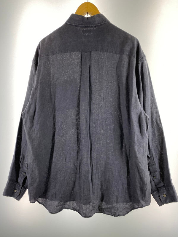 【中古品】【メンズ】 Banana Republic バナナリパブリック 90S IRISH LINEN SHIRT シャツ トップス 146-250727-ks-18-min サイズ：L カラー：グレー 万代Net店