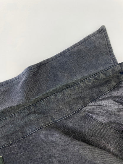 【中古品】【メンズ】 Banana Republic バナナリパブリック 90S IRISH LINEN SHIRT シャツ トップス 146-250727-ks-18-min サイズ：L カラー：グレー 万代Net店