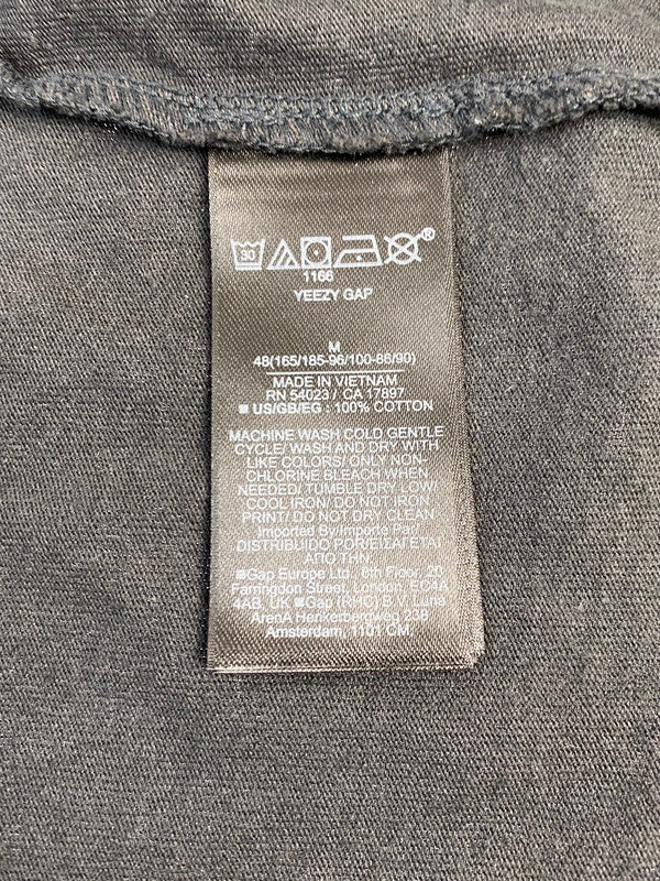 【中古品】【メンズ】 YEEZY GAP ENGINEERED BY BALENCIAGA イージー ギャップ バレンシアガ 537288-04 LONG SLEEVE T-SHIRT ロングスリーブ 141-250726-AS-8-min サイズ：M カラー：ブラック 万代Net店