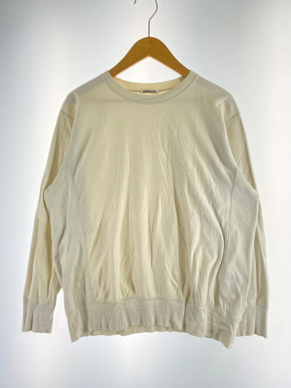【中古品】【メンズ】 AURALEE オーラリー A9AP02SU SUPER HIGH GAUGE SWEAT スウェット トレーナー 140-250726-AS-7-min サイズ：1 カラー：ベージュ 万代Net店