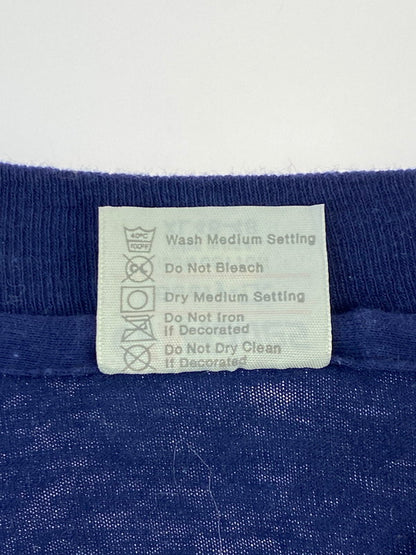 【中古品】【メンズ】 HANES ヘインズ 80S ASK ME HOW I'M LOSING WEIGHT TEE ショートスリーブ 146-250726-AS-23-min サイズ：XL カラー：ネイビー 万代Net店