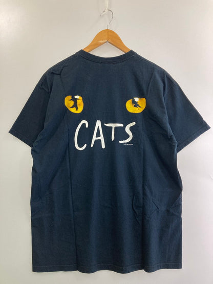 【中古品】【メンズ】 CATS キャッツ 00S BROADWAY MUSICAL SS TEE Tシャツ トップス 146-250721-ks-16-min サイズ：XL カラー：ブラック 万代Net店