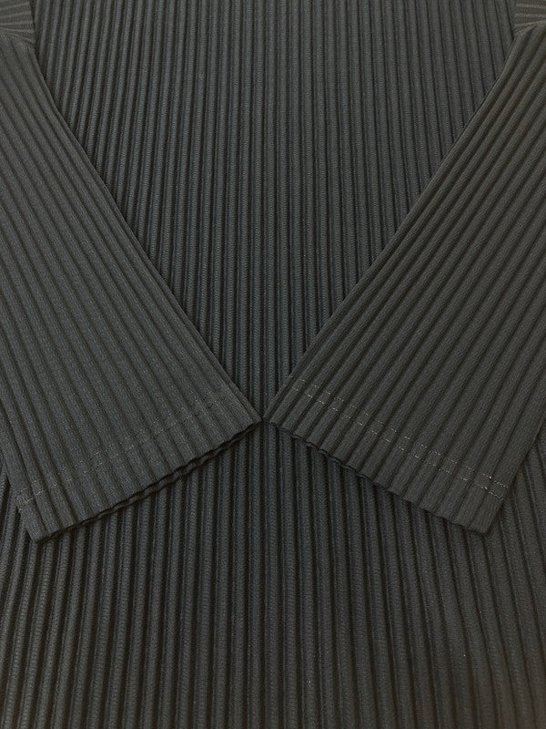 【中古品】【メンズ】 HOMME PLISSE ISSEY MIYAKE オム プリッセ イッセイミヤケ HP11JK111 21SS PLEATS LS TEE プリーツ Ｔシャツ トップス 140-250721-ks-12-min サイズ：3 カラー：ネイビー 万代Net店