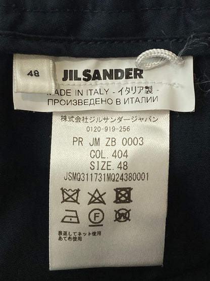 【中古品】【メンズ】 JIL SANDER ジルサンダー JSMQ311731MQ24380001 TAPERED TROUSERS トラウザーズ パンツ 152-250721-ks-05-min サイズ：48 カラー：ネイビー 万代Net店