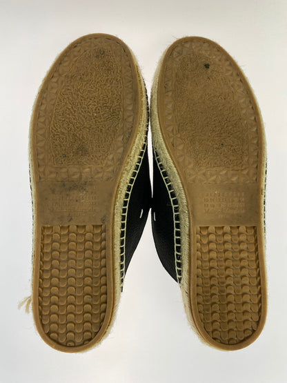 【中古品】【メンズ】 MAISON MARGIELA メゾン マルジェラ S57WX0082 エスパドリーユ レザー サンダル 164-250719-ks-04-min サイズ：43 カラー：ブラック 万代Net店