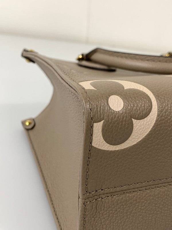 【中古美品】【レディース】 LOUIS VUITTON ルイ・ヴィトン オンザゴーPM バイカラー モノグラム アンプラント M45779 トートバッグ カバン 179-250722-yn-01-min カラー：トゥルトレール クレーム 万代Net店