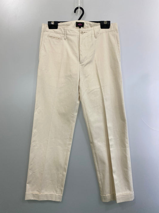 【中古品】【メンズ】 ROTAR ローター HIGH DENSITY CLOTH WORK CHINO PANTS RT2435006 ワーク チノ パンツ メンズ ボトムス 153-250725-em-28-min サイズ：M カラー：ホワイト 万代Net店