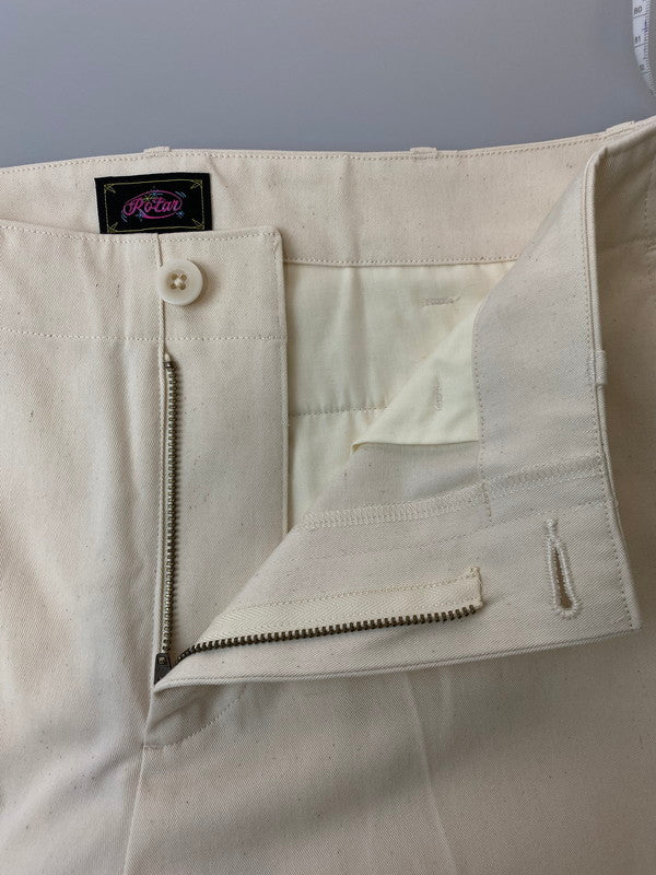 【中古品】【メンズ】 ROTAR ローター HIGH DENSITY CLOTH WORK CHINO PANTS RT2435006 ワーク チノ パンツ メンズ ボトムス 153-250725-em-28-min サイズ：M カラー：ホワイト 万代Net店