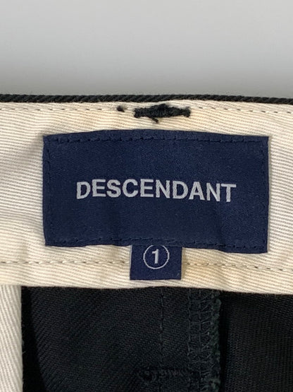 【中古品】【メンズ】 DESCENDANT ディセンダント DC-6 WIDE COTTON SHORTS ワイドコットンショーツ 153-250727-ks-63-min サイズ：1 カラー：ブラック 万代Net店
