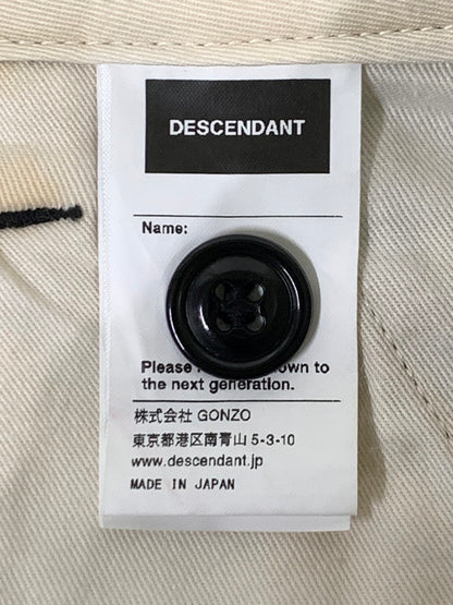 【中古品】【メンズ】 DESCENDANT ディセンダント DC-6 WIDE COTTON SHORTS ワイドコットンショーツ 153-250727-ks-63-min サイズ：1 カラー：ブラック 万代Net店