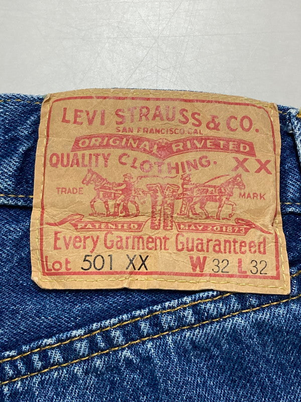 【現状渡し品】【メンズ】 LEVI'S VINTAGE CLOTHING リーバイスビンテージクロージング DENIM PANTS 501XX 1955MODEL デニムパンツ ボトムス 157-250725-yn-23-min サイズ：W32 L32 カラー：インディゴ 万代Net店