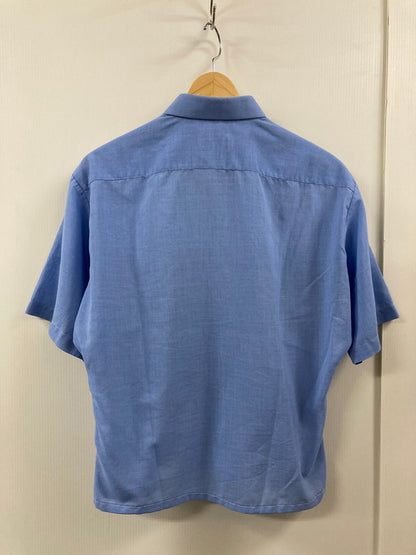 【現状渡し品】【メンズ】 USED ユーズド S S 60S BOX SILHOUETTE SHIRT 半袖 60年代 ボックス シルエット シャツ メンズ トップス 146-250725-em-13-min カラー：サックスブルー 万代Net店