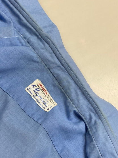 【現状渡し品】【メンズ】 USED ユーズド S S 60S BOX SILHOUETTE SHIRT 半袖 60年代 ボックス シルエット シャツ メンズ トップス 146-250725-em-13-min カラー：サックスブルー 万代Net店