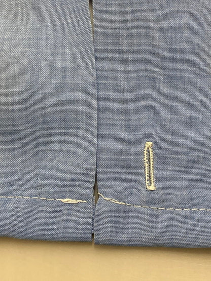 【現状渡し品】【メンズ】 USED ユーズド S S 60S BOX SILHOUETTE SHIRT 半袖 60年代 ボックス シルエット シャツ メンズ トップス 146-250725-em-13-min カラー：サックスブルー 万代Net店