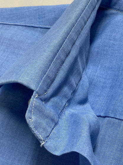 【現状渡し品】【メンズ】 USED ユーズド S S 60S BOX SILHOUETTE SHIRT 半袖 60年代 ボックス シルエット シャツ メンズ トップス 146-250725-em-13-min カラー：サックスブルー 万代Net店