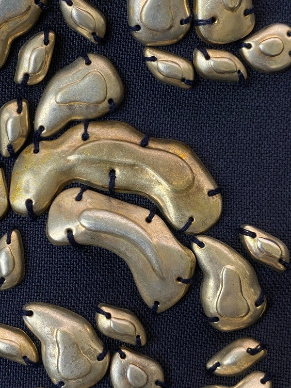 【中古美品】【メンズ】 DRIES VAN NOTEN ドリスヴァンノッテン 25SS EMBELLISHED BOMBER JACKET エンベリッシュ ボンバージャケット 141-250721-ks-41-min サイズ：L カラー：ネイビー 万代Net店