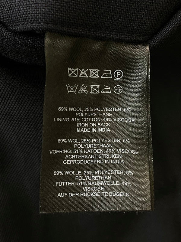 【中古美品】【メンズ】 DRIES VAN NOTEN ドリスヴァンノッテン 25SS EMBELLISHED BOMBER JACKET エンベリッシュ ボンバージャケット 141-250721-ks-41-min サイズ：L カラー：ネイビー 万代Net店