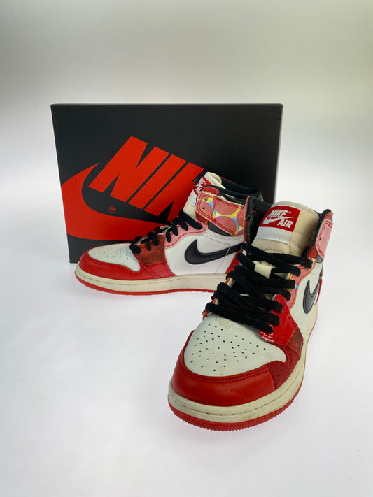 【中古品】【レディース】 NIKE ナイキ ×SPIDER MAN スパイダーマン AIR JORDAN 1 HIGH SP GS DV1753-601 エアージョーダン1 ハイ スニーカー 166-250725-jt-01-min サイズ：US 4Y 23.0cm カラー：UNIVERSITY RED/BLACK UNIVERSITYSITE ROUGE/NOIR 万代Net店
