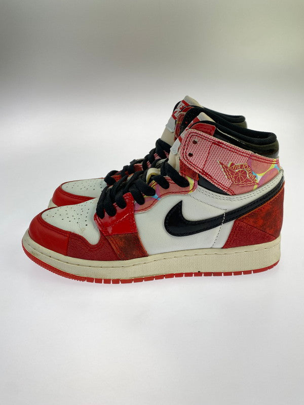 【中古品】【レディース】 NIKE ナイキ ×SPIDER MAN スパイダーマン AIR JORDAN 1 HIGH SP GS DV1753-601 エアージョーダン1 ハイ スニーカー 166-250725-jt-01-min サイズ：US 4Y 23.0cm カラー：UNIVERSITY RED/BLACK UNIVERSITYSITE ROUGE/NOIR 万代Net店