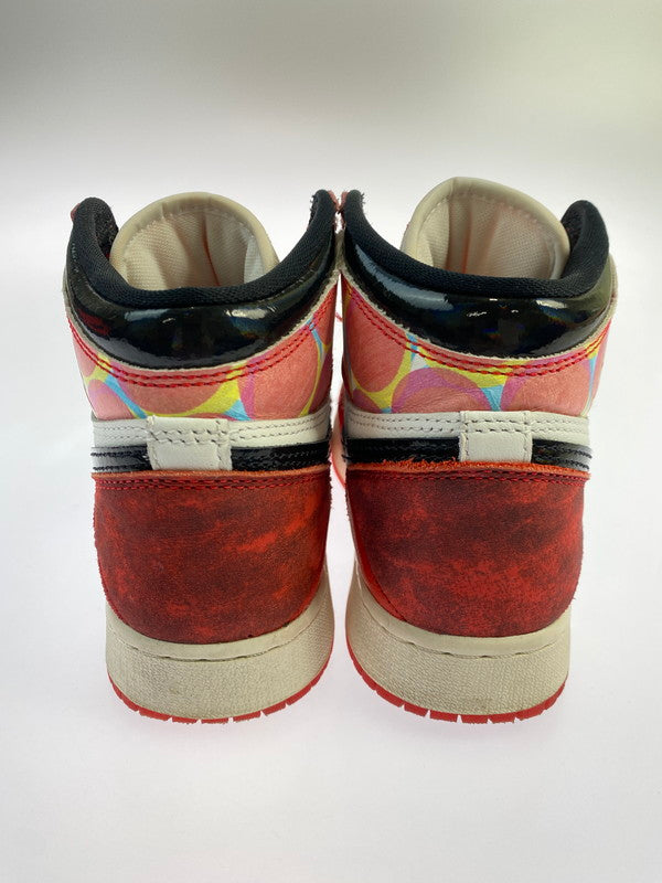 【中古品】【レディース】 NIKE ナイキ ×SPIDER MAN スパイダーマン AIR JORDAN 1 HIGH SP GS DV1753-601 エアージョーダン1 ハイ スニーカー 166-250725-jt-01-min サイズ：US 4Y 23.0cm カラー：UNIVERSITY RED/BLACK UNIVERSITYSITE ROUGE/NOIR 万代Net店