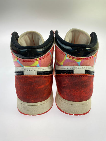 【中古品】【レディース】 NIKE ナイキ ×SPIDER MAN スパイダーマン AIR JORDAN 1 HIGH SP GS DV1753-601 エアージョーダン1 ハイ スニーカー 166-250725-jt-01-min サイズ：US 4Y 23.0cm カラー：UNIVERSITY RED/BLACK UNIVERSITYSITE ROUGE/NOIR 万代Net店