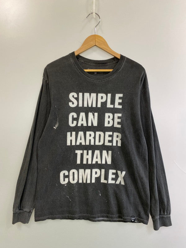 【中古品】【メンズ】 CAPTAINS HELM キャプテンズヘルム PRINT L S TEE プリント 長袖 Tシャツ メンズ トップス ロングスリーブ 142-250725-em-43-min サイズ：M カラー：グレー 万代Net店