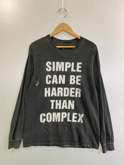 【中古品】【メンズ】 CAPTAINS HELM キャプテンズヘルム PRINT L S TEE プリント 長袖 Tシャツ メンズ トップス ロングスリーブ 142-250725-em-43-min サイズ：M カラー：グレー 万代Net店