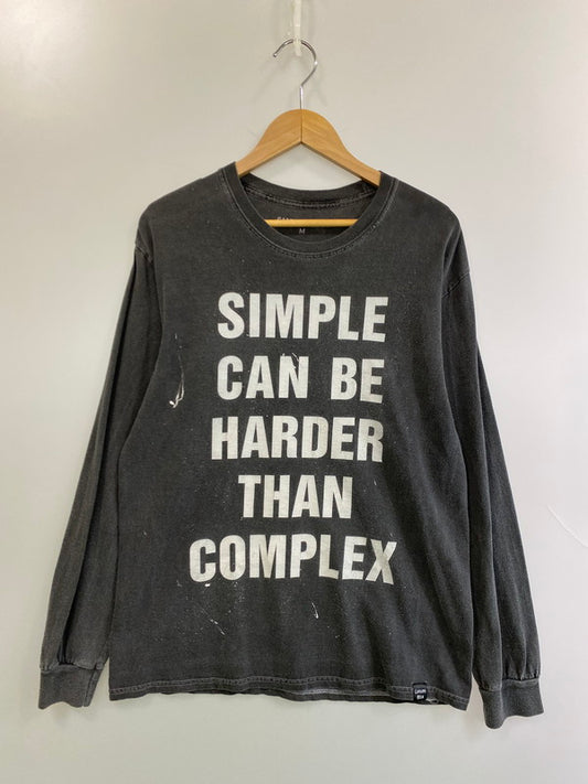 【中古品】【メンズ】 CAPTAINS HELM キャプテンズヘルム PRINT L S TEE プリント 長袖 Tシャツ メンズ トップス ロングスリーブ 142-250725-em-43-min サイズ：M カラー：グレー 万代Net店