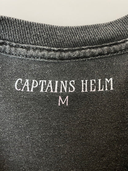 【中古品】【メンズ】 CAPTAINS HELM キャプテンズヘルム PRINT L S TEE プリント 長袖 Tシャツ メンズ トップス ロングスリーブ 142-250725-em-43-min サイズ：M カラー：グレー 万代Net店