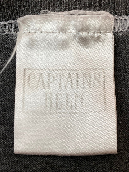 【中古品】【メンズ】 CAPTAINS HELM キャプテンズヘルム PRINT L S TEE プリント 長袖 Tシャツ メンズ トップス ロングスリーブ 142-250725-em-43-min サイズ：M カラー：グレー 万代Net店