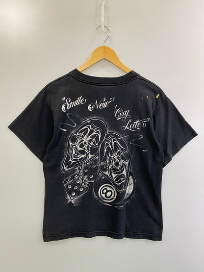 【現状渡し品】【メンズ】 VINTAGE ヴィンテージ 90S TWO FACE TEE Tシャツ トップス 146-250721-ks-59-min カラー：ブラック 万代Net店