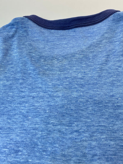 【現状渡し品】【メンズ】 VINTAGE ヴィンテージ 70S RINGER TEE Tシャツ トップス 146-250721-ks-60-min サイズ：M カラー：ブルー系 万代Net店