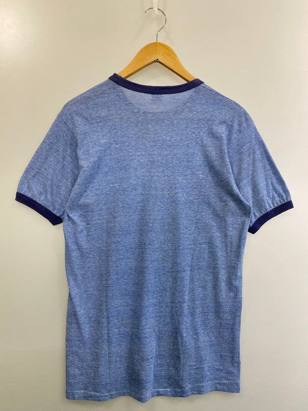 【現状渡し品】【メンズ】 VINTAGE ヴィンテージ 70S RINGER TEE Tシャツ トップス 146-250721-ks-60-min サイズ：M カラー：ブルー系 万代Net店