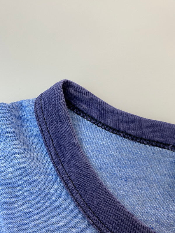 【現状渡し品】【メンズ】 VINTAGE ヴィンテージ 70S RINGER TEE Tシャツ トップス 146-250721-ks-60-min サイズ：M カラー：ブルー系 万代Net店