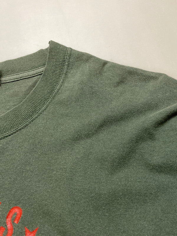 【現状渡し品】【メンズ】 OASIS HEATHEN CHEMISTRY TEE オアシス ヒーザンケミストリー 半袖Tシャツ トップス 146-250725-yn-06-min サイズ：M カラー：グリーン系 万代Net店