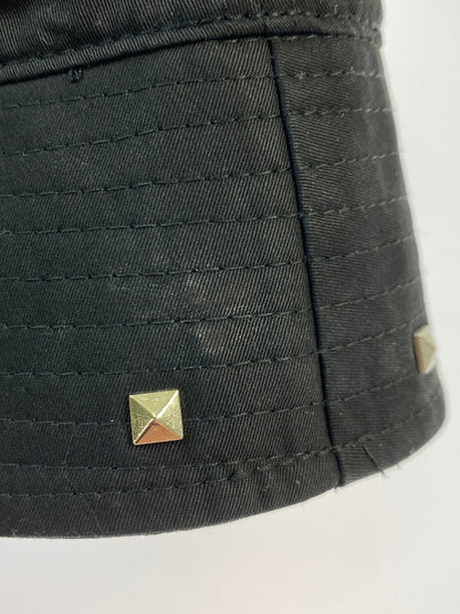 【中古品】【メンズ/レディース】  REFLEM レフレム × DIMMOIRE ディムモアール スタッズ バケットハット  RF23-Z07 帽子 185-250727-em-08-min サイズ：FREE カラー：ブラック  万代Net店