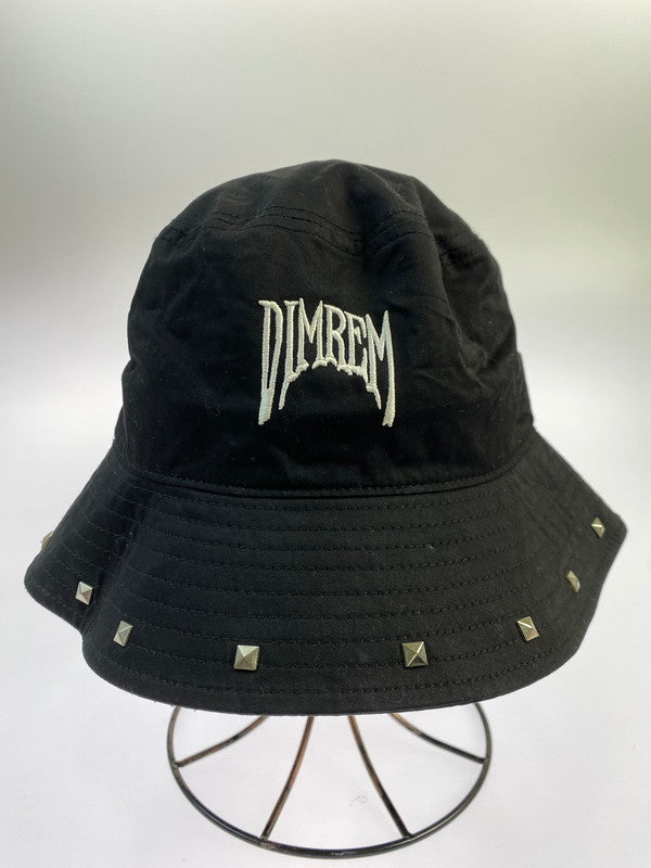 【中古品】【メンズ/レディース】  REFLEM レフレム × DIMMOIRE ディムモアール スタッズ バケットハット  RF23-Z07 帽子 185-250727-em-08-min サイズ：FREE カラー：ブラック  万代Net店
