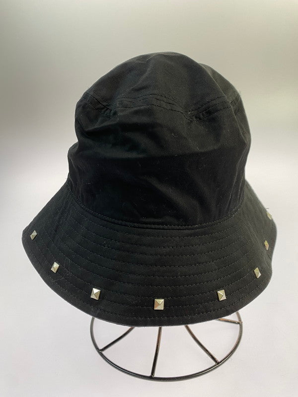 【中古品】【メンズ/レディース】  REFLEM レフレム × DIMMOIRE ディムモアール スタッズ バケットハット  RF23-Z07 帽子 185-250727-em-08-min サイズ：FREE カラー：ブラック  万代Net店