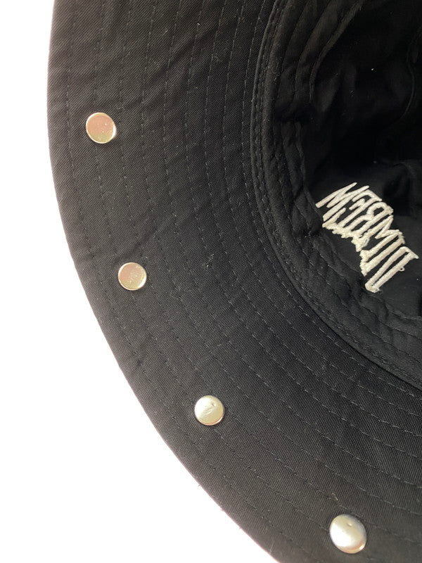 【中古品】【メンズ/レディース】  REFLEM レフレム × DIMMOIRE ディムモアール スタッズ バケットハット  RF23-Z07 帽子 185-250727-em-08-min サイズ：FREE カラー：ブラック  万代Net店