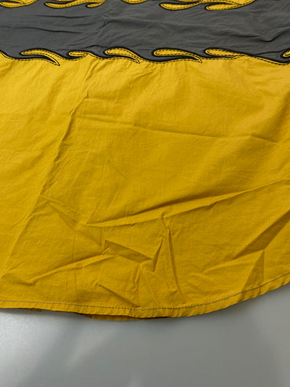 【中古品】【メンズ】 HARLEY-DAVIDSON ハーレーダビッドソン 96662-12VM FIRE PATTERN NO SLEEVE SHIRT ノースリーブシャツ トップス 146-250721-ks-56-min サイズ：M 万代Net店