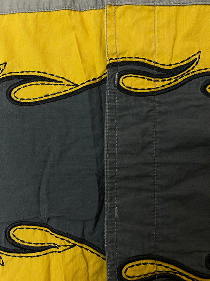 【中古品】【メンズ】 HARLEY-DAVIDSON ハーレーダビッドソン 96662-12VM FIRE PATTERN NO SLEEVE SHIRT ノースリーブシャツ トップス 146-250721-ks-56-min サイズ：M 万代Net店